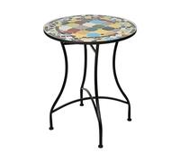 Well Home Table Bistro Design mosaïque Ø60 x 71 cm