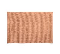 Well Home Tapis de Bain 'Chenille' en Microfibre, Couleur pêche, Dimensions 40 x 60 cm