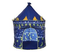 Well Home Tente de Jeu de château de Chevalier Bleu Ø105 x 125 cm
