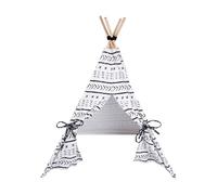 Well Home Tente Tipi pour Animaux de Compagnie en Toile 56 x 56 x 74 cm