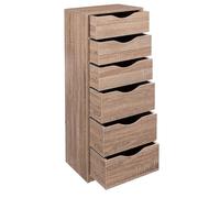 Well Home Tour de rangement avec 6 tiroirs 33 x 38 x 100 cm