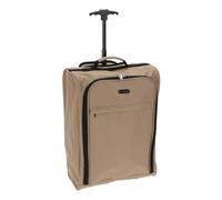 Well Home Trolley en Polyester 30 l Beige avec Fermeture éclair, Beige, Trolley de 30 l