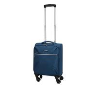 Well Home Trolley Valise de Cabine de 20 l en Polyester de Couleur Bleue, Bleu, Valise Cabine de 20 l