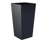 Well Home Urbi Pot Haut 49 litres, Plastique, 32,5 x 32,5 x 61 cm, Anthracite