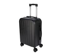 Well Home Valise Noire 38 L ABS, 55 x 33 x 21 cm, 20" Roues et Blocage Noir