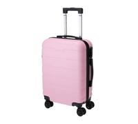 Well Home Valise Rose 32 L ABS, 19" avec Cadenas à Combinaison et Roues, 55 x 35 x 21,5 cm