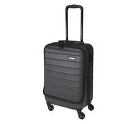 Well Home - Valise Trolley 20'' abs à 4 roulettes Gris foncé