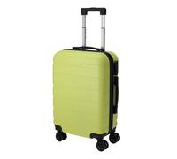 Well Home Valise Verte 32 L ABS avec Cadenas à Combinaison et Roues, 55 x 35 x 21,5 cm - 19"