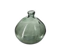 Well Home Vase Rond Uly diamètre 21 cm en Verre recyclé Kaki