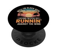Well I'm Older Now But I'm Still Running Against The Wind PopSockets PopGrip Adhésif