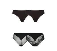 WELL Lot de 2 Slips Duo Magique en Modal - Noir - 44/46