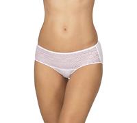 WELL - Lot de 3 Slips Trio Modal Doux - Dentelle Féminine - Viscose, Polyamide et Elasthanne, Gousset 100% Coton - Confort et Féminité - Noir/Nude/Blanc - Taille 44/46
