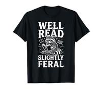 Well Read Slightly Feral Bookworm Personality ||- T-Shirt
