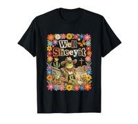Well Sheeyit Grenouille Cowboy Rodéo Meme Christian T-Shirt