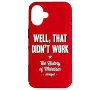 Well That Didn't Work Histoire du marxisme abrégé Coque pour iPhone 16