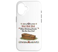 Well Who's Thinking Outside The Box Now Dad Humour Sombre drôle Coque pour iPhone 16