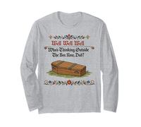 Well Who's Thinking Outside The Box Now Dad Humour Sombre drôle Manche Longue