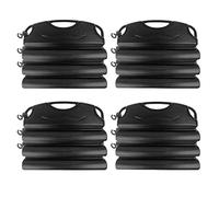 well2wellness® 16 x Flotteur d'hivernage pour Piscine - 50cm avec Sable + Crochet de Connexion