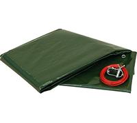 well2wellness Bâche/Couverture de Protection 180 g/m² pour Piscine Ovale 7,25-7,37 X 4,60 m