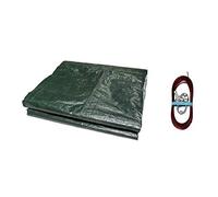 well2wellness Bâche / couverture de protection 90 g/m² pour piscine ronde Ø 400-420 cm - hivernage de piscine