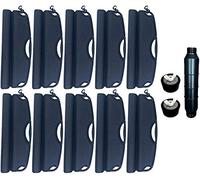 well2wellness Set d'hivernage pour Piscine - 10 flotteurs d'hivernage, 2 Bouchons d'hivernage 38-51 mm + 1 x Gizmo pour Piscine