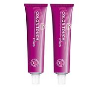 Wella 2 x Color Touch Plus 44/07 Brun moyen, intense/marron naturel 60 ml
