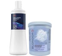 Wella Blondor Set Poudre Blondissant 800g + Welloxon Creme-Entwickler 1000ml