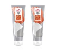 Wella Color Fresh Semi-Permanent Hair Mask 150ml - Peach x2