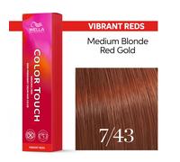 Wella Professionals - Coloration semi-permanente Color Touch 7/43 blond cuivré doré