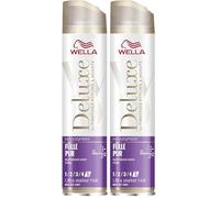 Wella Deluxe Fülle Pur Spray volume pour cheveux visiblement plus de volume Avec complexe de protection à la kératine 5 fois et protection UV 250 ml (Lot de 2)