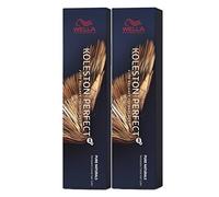 Wella Koleston Perfect ME+ 6/71 Lot de 2 colorations Blond foncé/marron cendré 60 ml