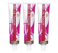 Wella Professionals Color Touch 6/77 Lot de 3 colorations Blond foncé/marron intense 60 ml