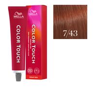 Wella Professionals - Coloration semi-permanente Color Touch 7/43 blond cuivré doré