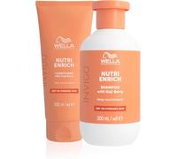Wella Professionals Invigo Nutri Enrich Shampoing et Après-shampoing, nourrissant avec de l'acide oléique et baies de Goji - Restaure les cheveux secs et abîmés 300ml + 200ml