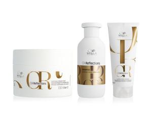 Wella Professionals Oil Reflections bundle ensemble pour des cheveux brillants et doux 3 pcs