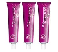 Wella Professionals Wella Professionals Color Touch Plus 66/07 Lot de 3 flacons de 60 ml Blond foncé intense Marron naturel