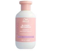 Wella Shampooing Blonde Recharge pour cheveux blonds, blancs, gris 300 ml