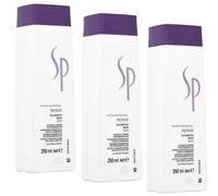 Wella Sp Shampoo Réparateur Pour Cheveux Abîmés, (Pack De 3) 250ml
