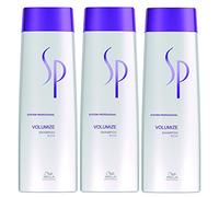 Wella SP Volumize Lot de 3 shampoings pour cheveux fins 250 ml