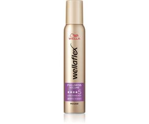 Wella Wellaflex Fullness Volume mousse fixante fixation extra forte pour cheveux doux 200 ml