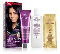 Wella Wellaton Intense coloration cheveux permanente à l'huile d'argan teinte 2/0 Black 1 pcs