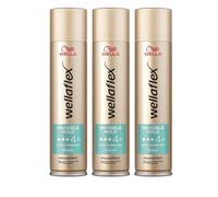 Wellaflex Invisible Hold Lot de 3 sprays pour cheveux - Tenue extra forte jusqu'à 48 heures - Pour cheveux volumineux - Doux pour le cuir chevelu - Testé dermatologiquement - Formule végétalienne