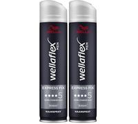Wellaflex Men Express Fix Laque pour cheveux | Tenue ultra forte | Tenue 48 heures | Laque végétalienne | Testé dermatologiquement | 250 ml (Lot de 2)