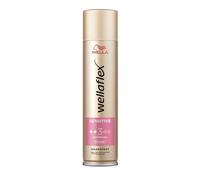 Wellaflex Spray pour cheveux Sensitive pour femme - Tenue forte jusqu'à 48 heures - Sans parfum - Doux pour le cuir chevelu - Testé dermatologiquement - Formule végétalienne - Degré de tenue 3-250