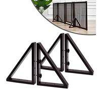 Welland Lot de 2 pieds de support triangulaire espresso Triangle Support Feet