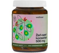 Wellbear Ginseng Coréen 500 mg - 60 Capsules