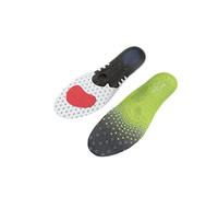 WellBeing Pro11 Hydro-tech Semelles orthopédiques avec double couche Système absorbeur d'impact et soutien métatarsien Idéal pour le sport - Vert - Green, 8-12 UK