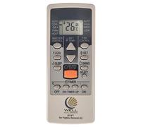 Wellclima Télécommande Universelle Compatible avec Climatiseur Fujitsu et Fuji Electric Inverter (Mod. WEC-FT II), avec 4 Vitesses (Quiet + 3 Standard), Prête à l'emploi en Quelques Secondes