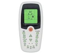 Wellclima télécommande ZH/EZ-01 pour climatiseur, remplace le même modèle de marque Chigo Croma Komeko Rheem Whirlpool Tornado et Howell HO.AIR12448PBN - écran rétroéclairé