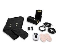 WELLCORE Bottes de pressothérapie pour jambes avec USB, 9 niveaux d'intensité, 2 modes de massage, utilisation facile, 10 W, massage relaxant, soulagement des jambes fatiguées